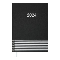 Дневник датированный 2024 PARALLEL, A5, черный