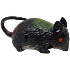 Мышка резиновая чорная