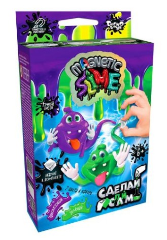 Слайм "Зроби сам" (фіолетовий та зелений)