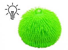 Игрушка антастресс Гигантский волосатый шар, 20 см, зеленый
