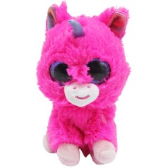 Глазастики 18 см единоріг малиновий