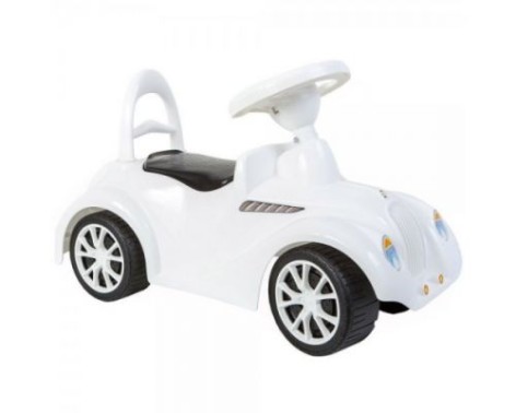 Толокар машинка каталка Ретро, белая