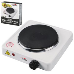 Плита електрична переносна 1000W d155мм 21*21*5см ME-0011S 