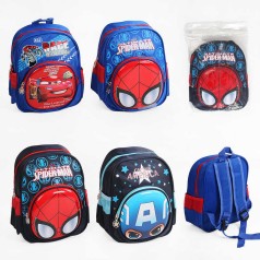 Рюкзак мікс видів, герой, два відділення, висота 30 см, в п/є 
