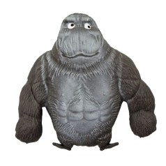 Антистресс тянучка горилла с песком 13*13 см КОРИЧНЕВА