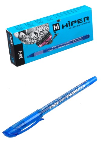 Ручка гелева Hiper Funk HG-140 0,6 мм, 10 шт. в уп.