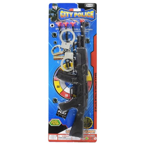 Поліцейський набір Автомат + наручники