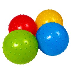 Мяч 9' ёжик BT-PB-0229 5кол.50г сетка