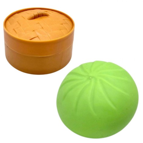 Антистрес (сквіш) "Dumpling", пельмень,10 см (зелений)