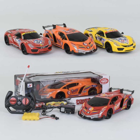 Радиоуправляемая машинка 4 вида, аккумулятор 4.8V, свет фар, в коробке