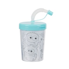 Стаканчик-раскраска Crayola «Монстры» с карандашами