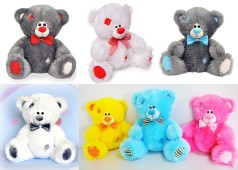 Мягкая игрушка Медведь Тедди сидящий 35*40 см, 10 цветов