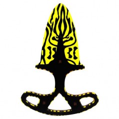 Тычковой сувенирный деревянный нож, тигр