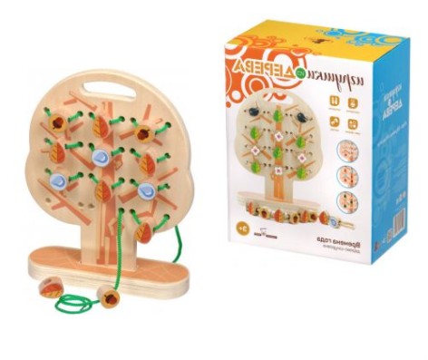 Обучающая игра "Шнуровка: Дерево"