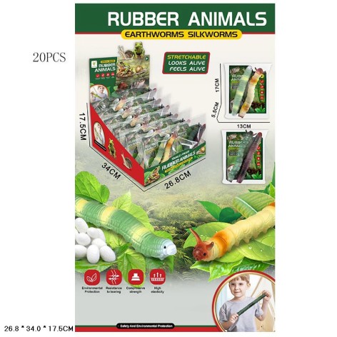 Тварина гумовая 2 вида микс,р-р планшет 13*5,5*17см , /18/360/20шт в кор. 28,8*34*17,5см