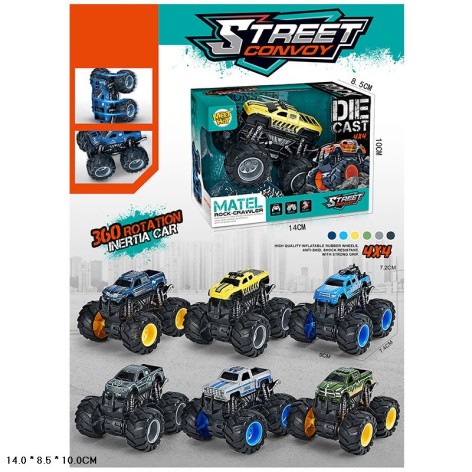 Машина металева інерц., 6 кольорів, кор. 14*8,5*10см 