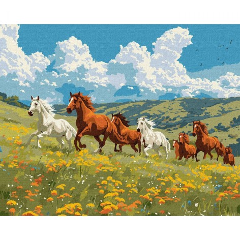 Картина по номерам "Сила и грация" 40х50 см