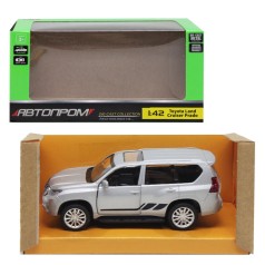 Машина металева АВТОПРОМ Land Cruiser Prado, срібна