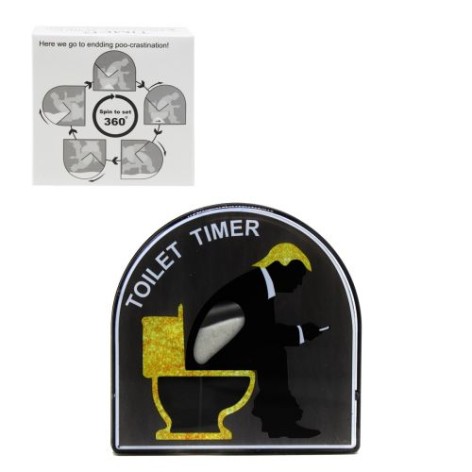 Пісочний годинник "Трамп на унітазі", 5 хвилин