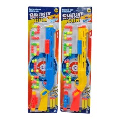 Автомат 6699-58 A м'які патроні на присосці, кульки, на листі