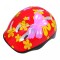 Детский защитный шлем для спорта, цветы (красный)