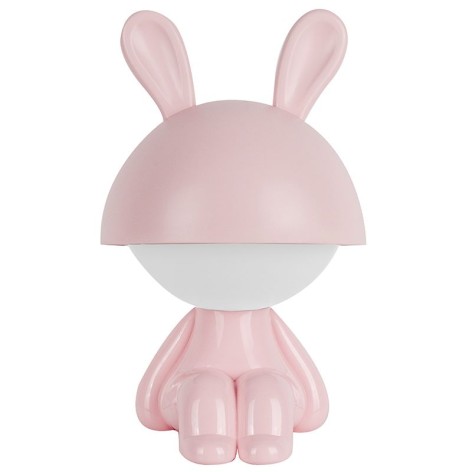 Светильник-ночник LED с аккумулятором Cute Bunny, розовый