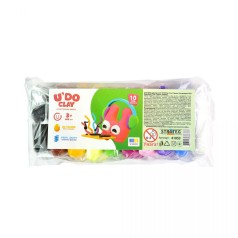 Набір для творчості "U'DO Clay 10 шт." брикет 10г