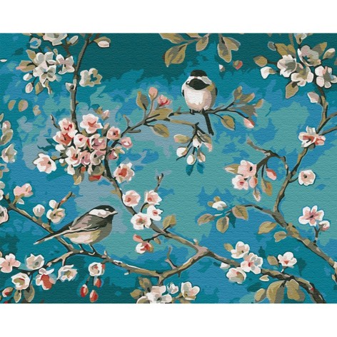 Синички на гілках