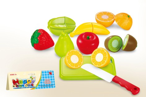 Іграшковий набір овочів та фруктів на липучці 28,5*19*7 см