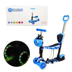 Самокат дитячий 4-х кол. блакитний