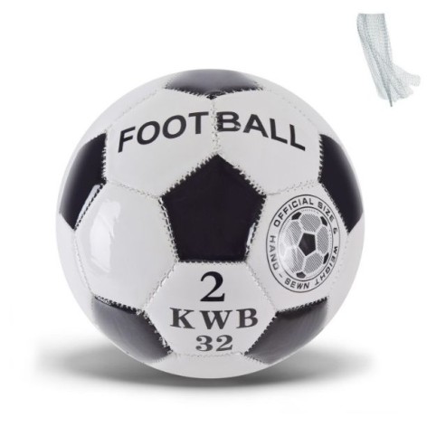 М'яч футбольний №2, PVC, 100 грам (сітка+голка в комплекті)