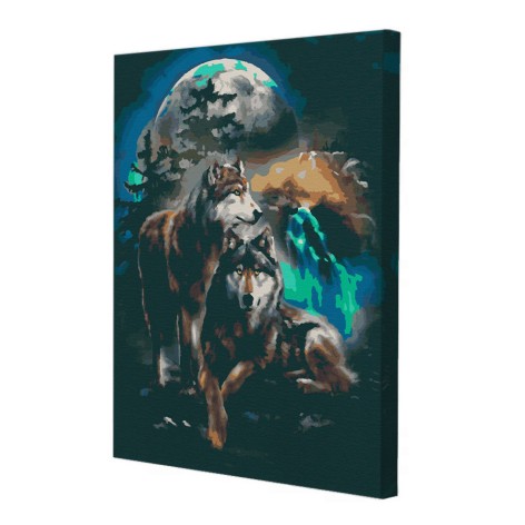 Картина по номерам Riviera Blanca Клан полной луны 40x50 см (RB-0066)