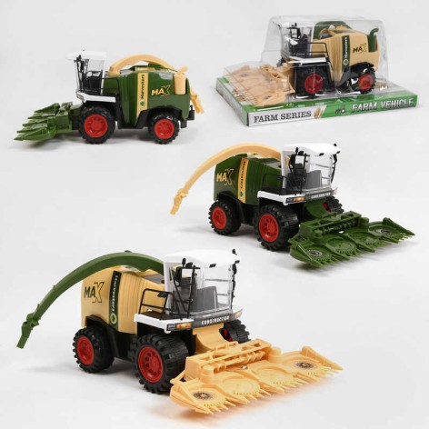 Іграшковий комбайн Сільськогосподарська техніка з інерційним приводом та рухомими деталями (48-2)