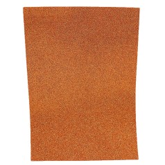 Фоамиран EVA 1.7&plusmn;0.1MM "Медный" GLITTER HQ A4 (21X29.7CM)