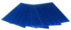 Кольорова ЕВА піна(Фоаміран)А4,21х29,7см,1,80 мм 5 аркуш.синій