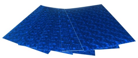 Кольорова ЕВА піна (Фоаміран) А4, 21х29, 7 см, 1,80 мм, 5 листів, синій