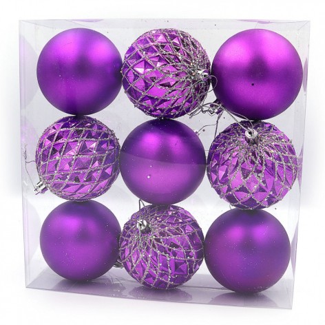 Набір кульок фіолетових 