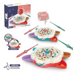 Риболовля 2 кольори, мелодії, музика, розповіді англ.мовою, автоматичний рух, у кор. 