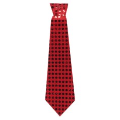 Праздничный галстук красный