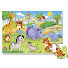 Игра развивающая Vladi Toys мягкие пазлы А4 Малыш сможет 