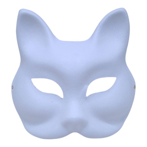 Маска для розмальовки з пап'є-маше Лиса 18 см