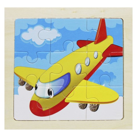 Деревянные пазлы с рамкой 