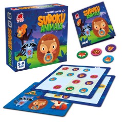 Гра магнітна Roter Kafer Sudoku Animals