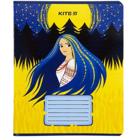 Тетрадь в клетку "Тихая ночь: Лес", 48 листов