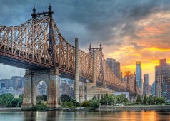 Пазлы CherryPazzi 1000 "Мост Куинсборо в Нью-Йорке" 50 х 70 см