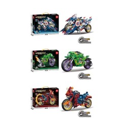 Конструктор 3 вида, в кор, МИКС ВИДОВ 786 шт. 40*28*2 см /24/