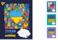 Зошит А5/96 лін. YES Ukraine, зошит дя записів 5 шт. у. уп. //