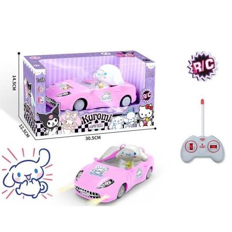 Р/К машина акумулятор 3.7 V, підсвічування, гумові шини, фігурка героя, в кор. 