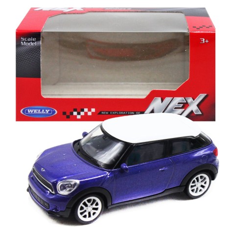 Машинка колекционная WELLY 1:43 MINI COOPER PACEMAN, синяя