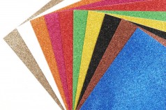 Набір кольорової піни ЕВА (Фоаміран) 210х297мм, з клейовим шаром, 1,6 мм 10 листів, 10 кольорів